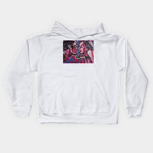 Lovers - Valentine Kiss Kids Hoodie